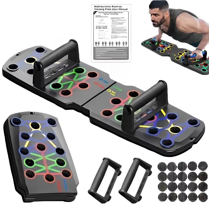Portable Multifunctional Push-Up Board Home Workout Set Foldable Push up Bar Resistance