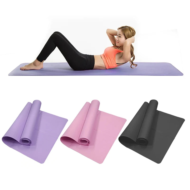 4MM Thick EVA Yoga Mats Anti-Slip Fitness Mat for Exercise Yoga and Pilates Gymnastics Mat Fitness Equipment