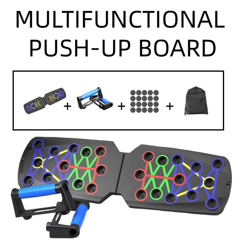 Portable Multifunctional Push-Up Board Home Workout Set Foldable Push up Bar Resistance