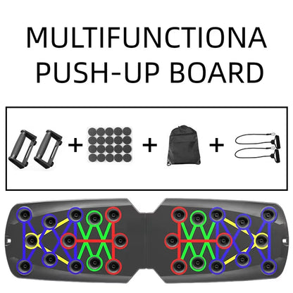 Portable Multifunctional Push-Up Board Home Workout Set Foldable Push up Bar Resistance 