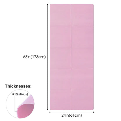 4MM Thick EVA Yoga Mats Anti-Slip Fitness Mat for Exercise Yoga and Pilates Gymnastics Mat Fitness Equipment