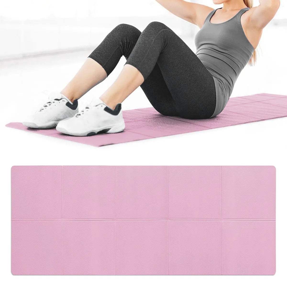 4MM Thick EVA Yoga Mats Anti-Slip Fitness Mat for Exercise Yoga and Pilates Gymnastics Mat Fitness Equipment